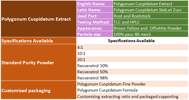 specification of Polygonum Cuspidatum Extract.png